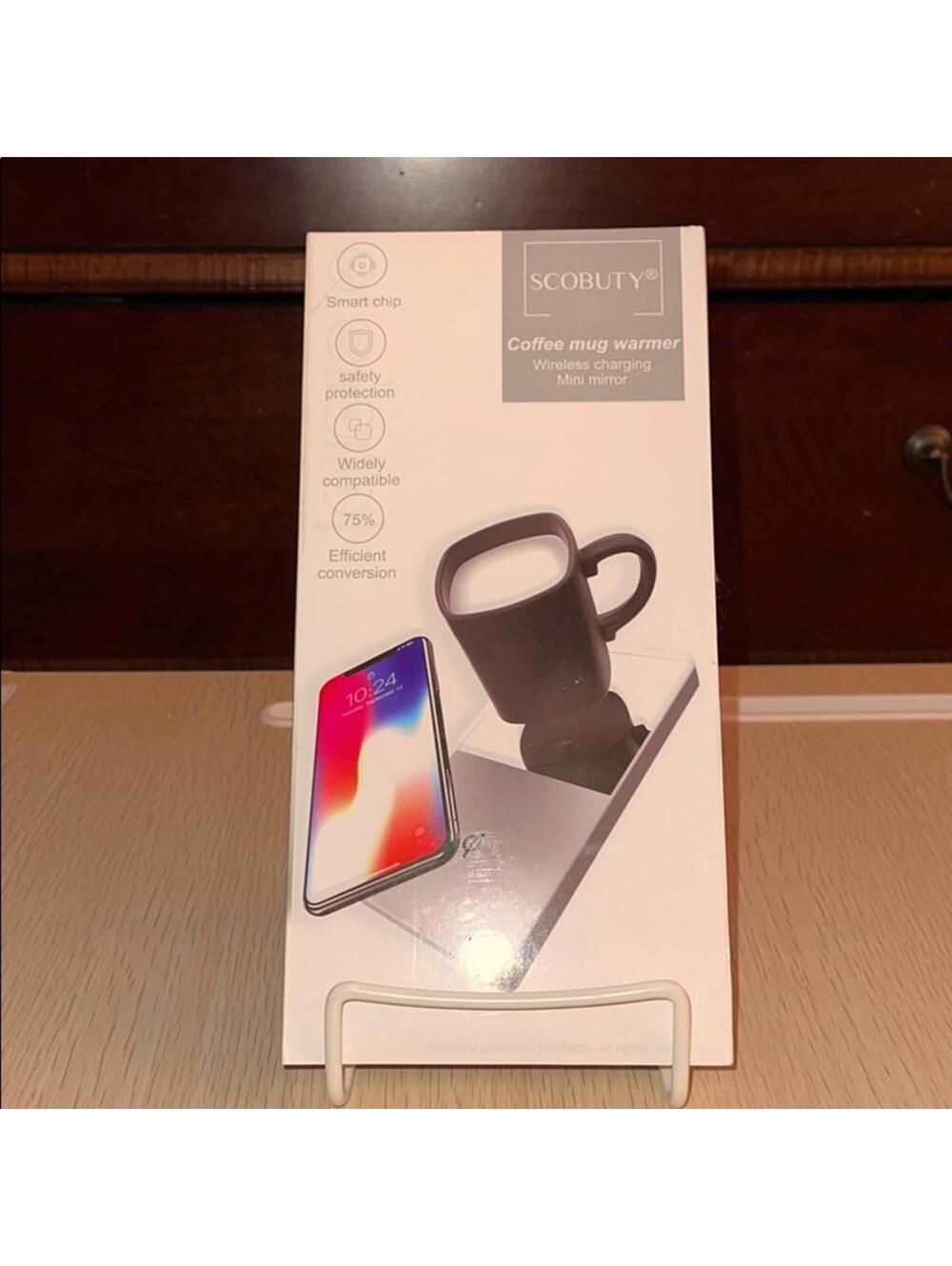 mug warmer wireless charging /mirror NIB